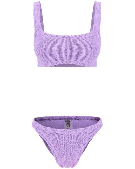 Hunza G Purple Xandra Bikini Set