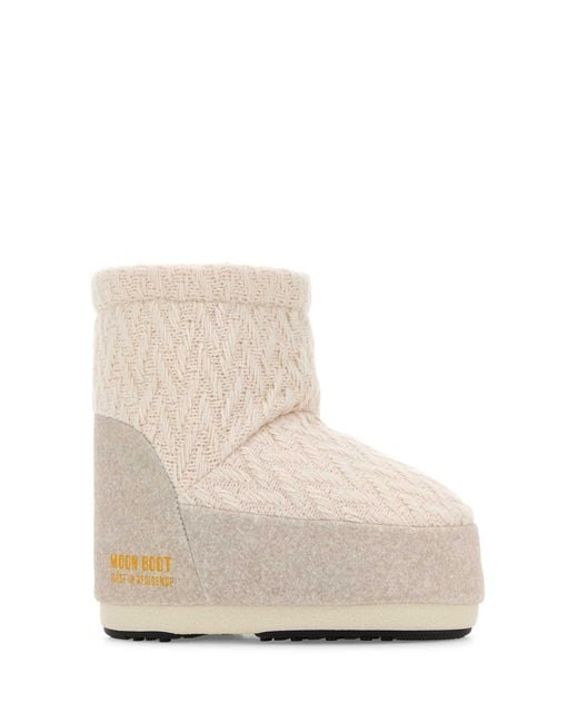 Moon Boot Natural Ivory Icon Low Ankle Boots