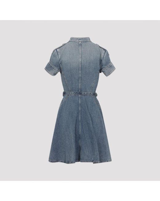 McQueen Denim Mini-jurk in het Blue