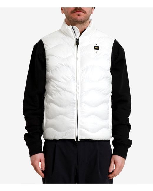 Blauer White Sweaters for men