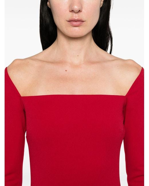 Solace London Red Lolita Maxi Dress