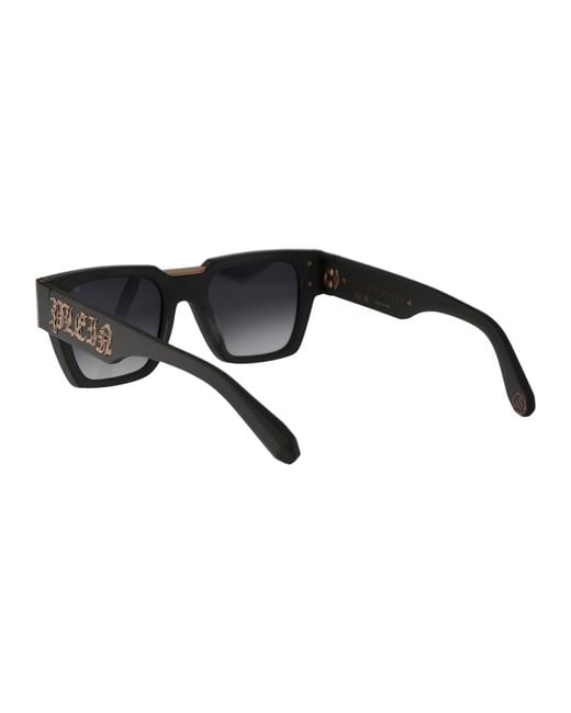 Philipp Plein Black Sunglasses for men