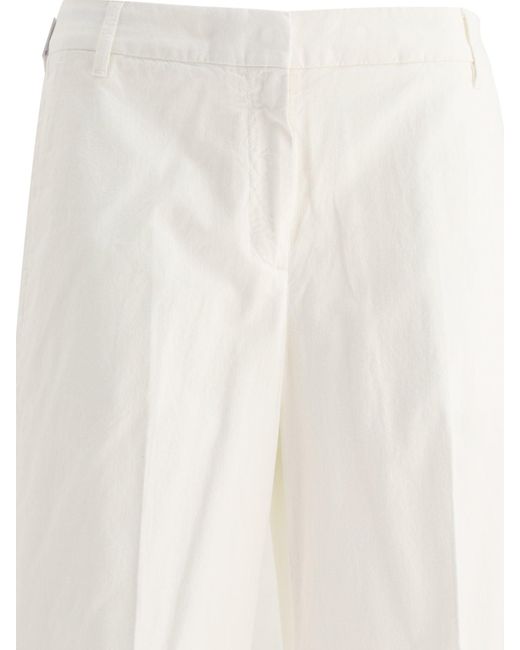 Jacob Cohen White Selena Trousers