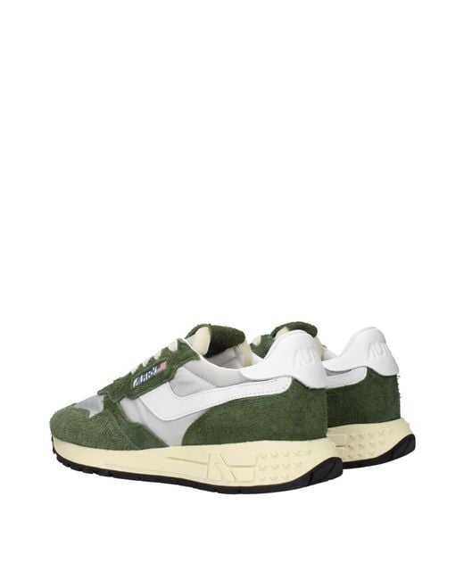 Autry Green Sneakers Suede for men