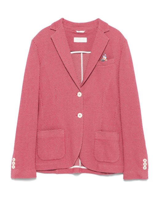 Giacca A Petto Single Di Cotone di Circolo 1901 in Pink