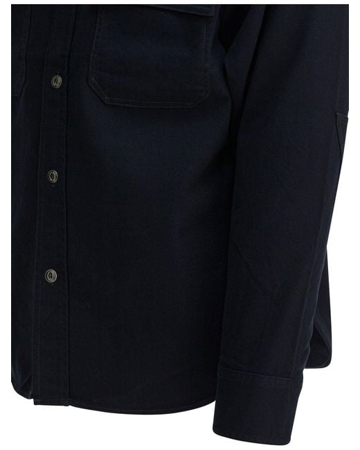 Human Made Blue "Work" Overshirt Jacket for men