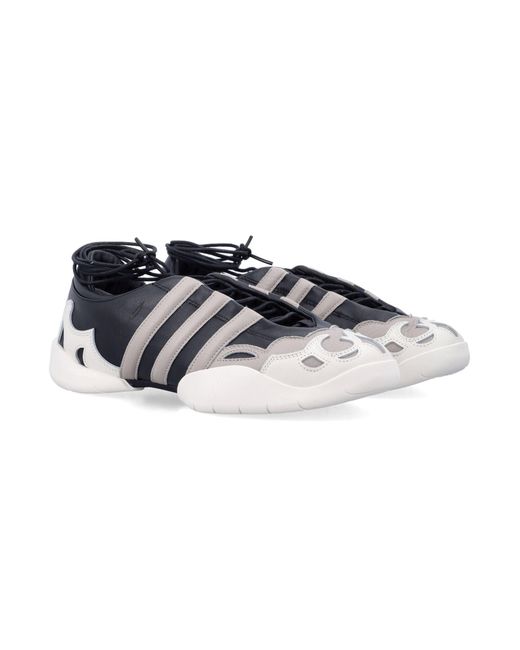Y-3 Blue Regu Mary Jane Leather Shoes
