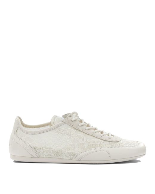 Jimmy Choo White "Sunny F" Sneakers