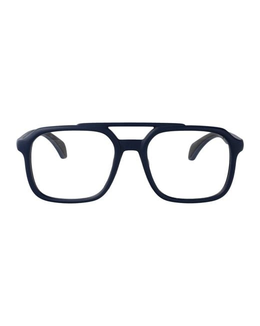 Moncler Blue Matte Injectate Glasses