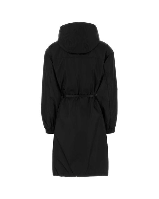 Prada Black Re-nylon Raincoat