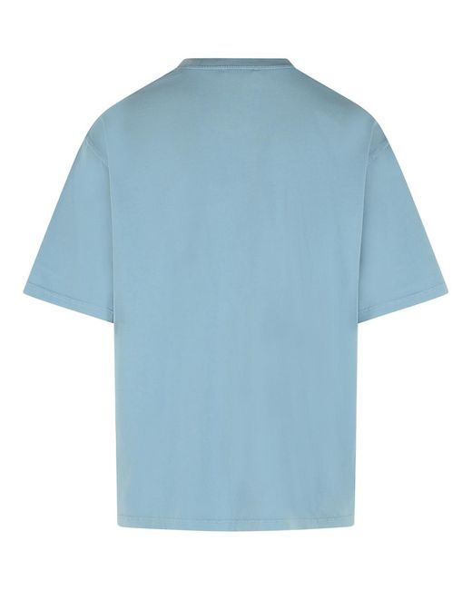 Marni Blue Light Cotton T-Shirt for men