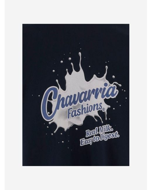 Willy Chavarria Black Printed Cotton T Shirt for men