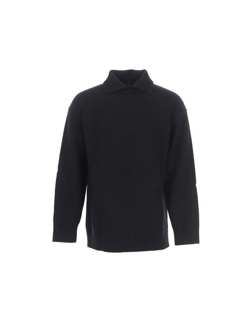 Jil Sander Blue Arca Wool Sweater for men
