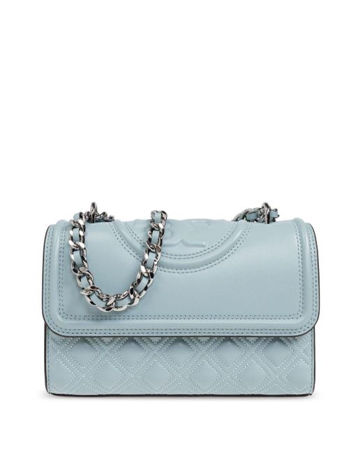 Tory Burch Blue Fleming Small Leather Shoulder Bag for men