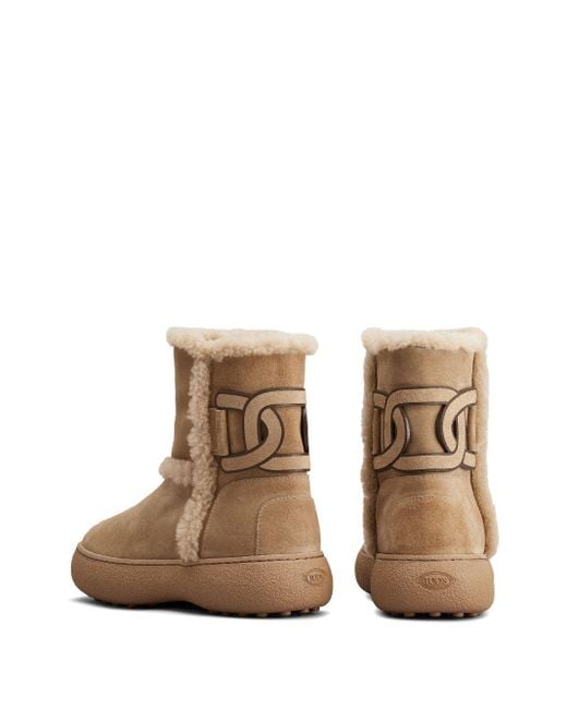 Tod's Laarzen Met Logopatch in het Natural