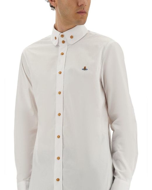 Vivienne Westwood White Krall" Shirt for men