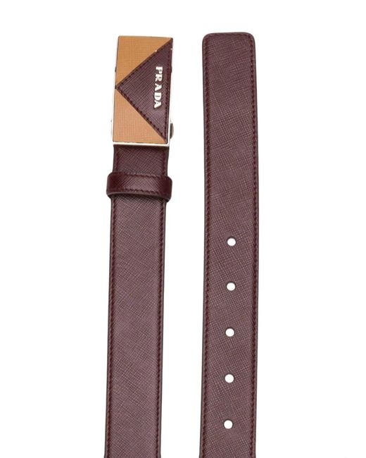 Prada Brown Buckle Belt