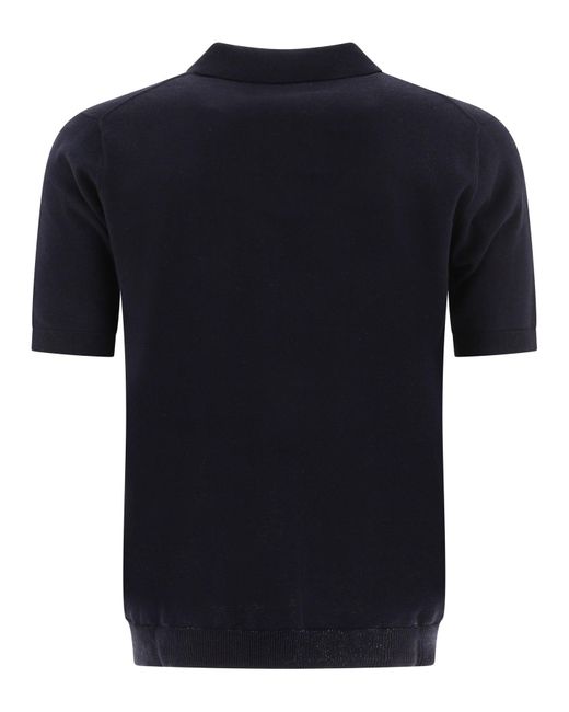 Norse Projects Black "Leif" Polo Shirt for men