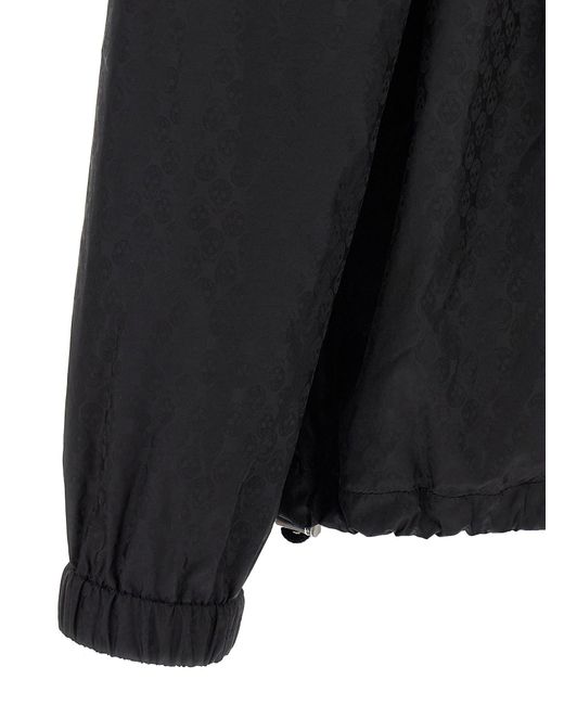 Alexander McQueen "Skull" Windjacke in Black für Herren