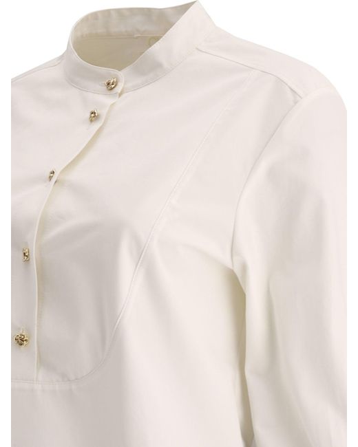 Chloé White Chloé Tuxedo -Shirt