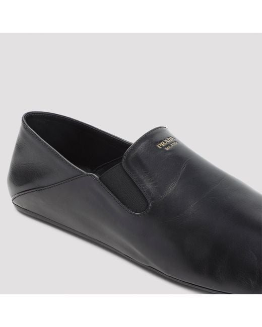 Prada Black Slip-On Loafer