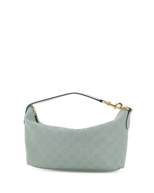 Gucci Gray Light Canvas Vanity Handbag