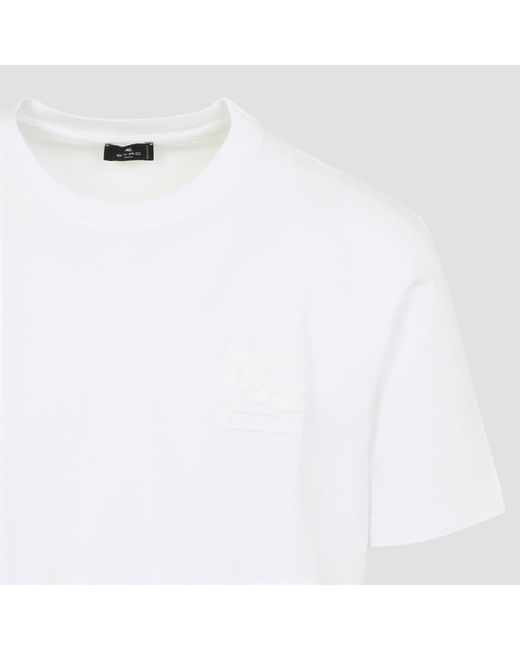 Etro White Roma T Shirt