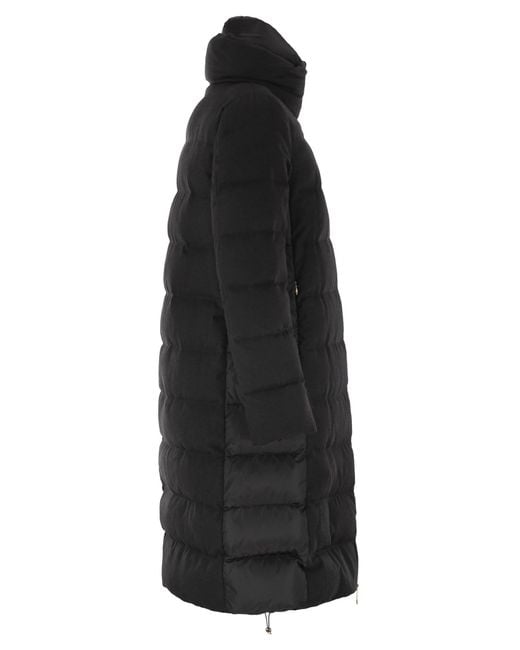 Herno Black Piumino Medio Nero