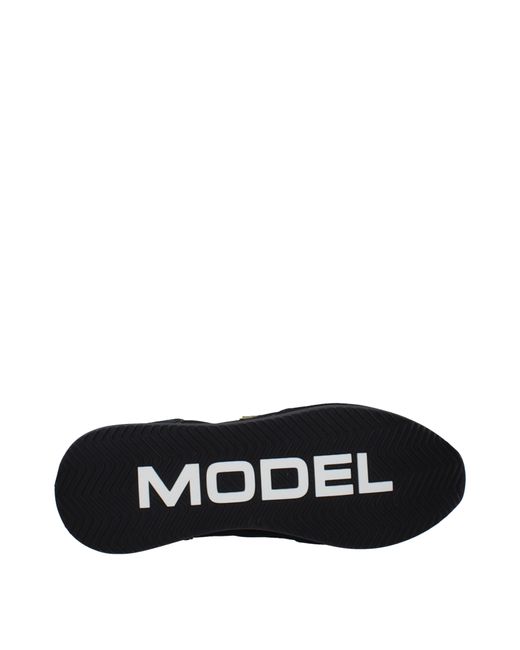Philippe Model Black Sneakers Trpx Fabric for men