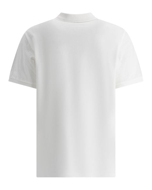 Carhartt White "S/S Chase Pique" Polo Shirt for men