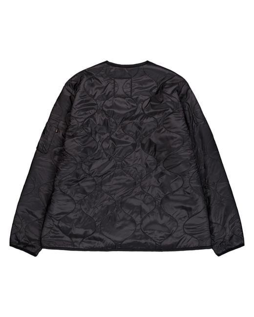 Alpha Industries Black Als Teddy Jacket