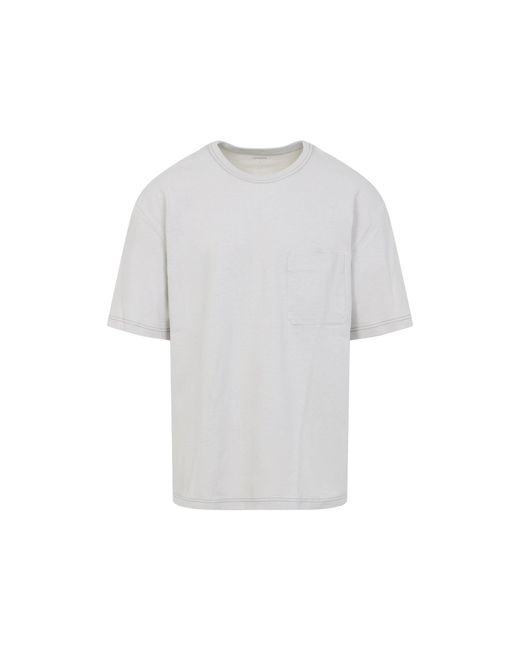 Lemaire White Boxy Short Sleeves T-Shirt