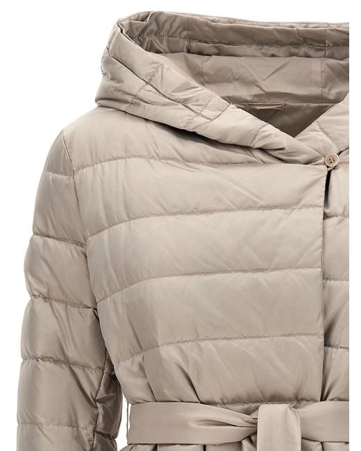 Max Mara Natural Novef Puffer Jackets White
