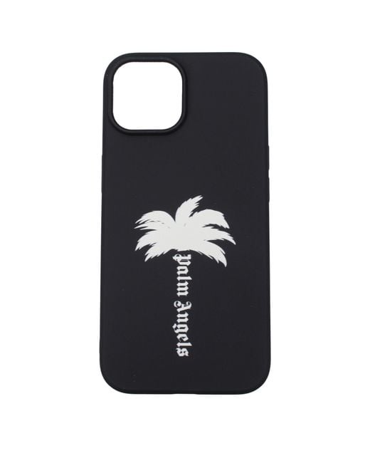 Palm Angels Black I Phone Case I Phone 15 Polyurethane