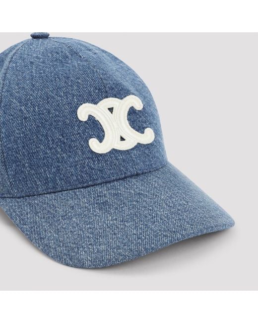 Céline Blue Triomphe Baseball Cap