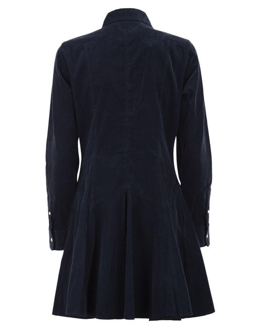Polo Ralph Lauren Blue A-Line Shirt Dress