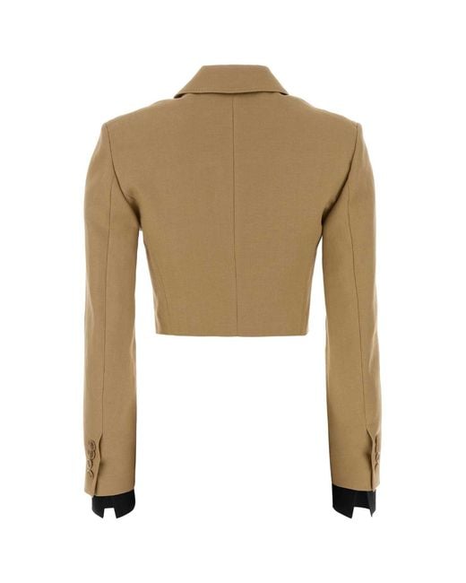 Max Mara Green Linen Buono Blazer