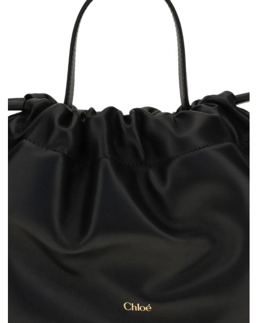Chloé Black Chloé Chloé Icons Leather Clutch