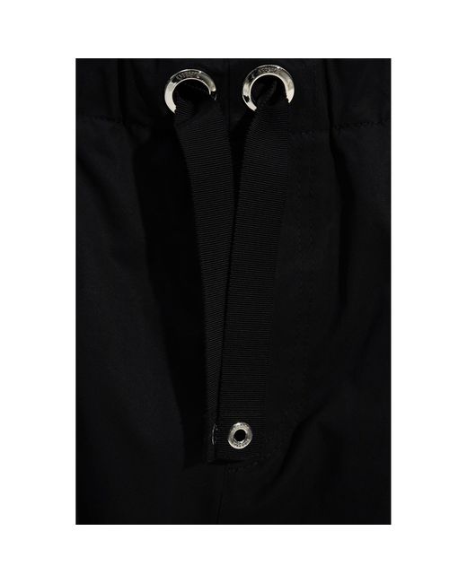 Pantalones de algodón Versace de hombre de color Black