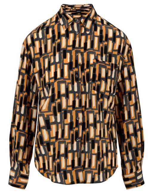 Aspesi Shirts Geel in het Yellow