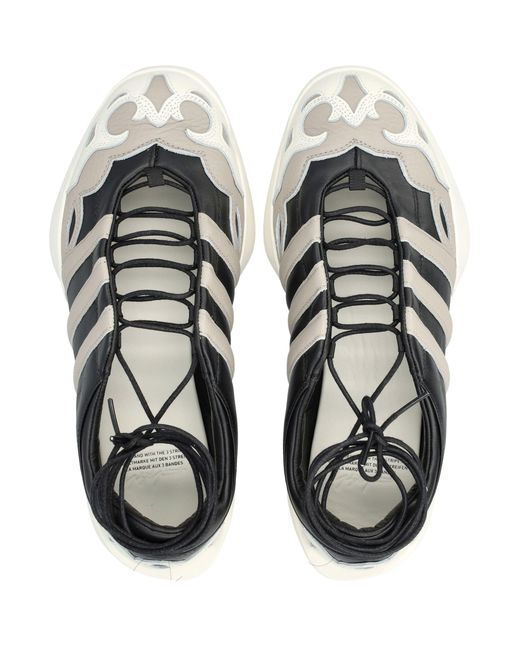 Y-3 Blue Regu Mary Jane Leather Shoes