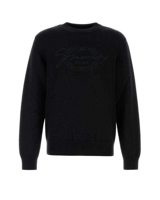 Givenchy Black Wool Sweater for men