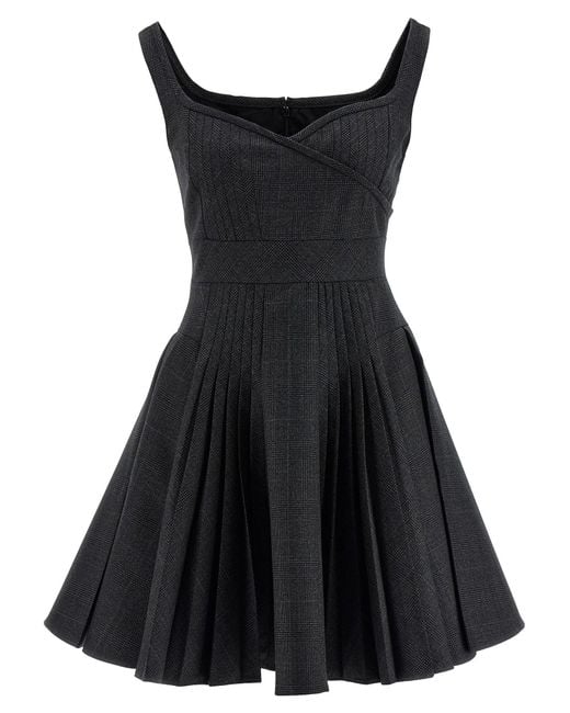 Giovanni bedin Black Plissiertes Kleid von