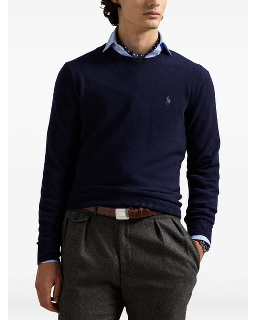 Polo Ralph Lauren Blue Long Sleeve Pullover
