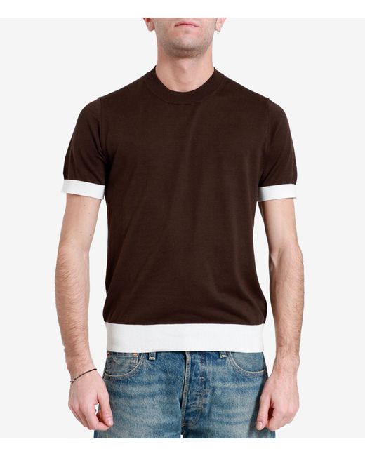 Paolo Pecora Brown Sweaters