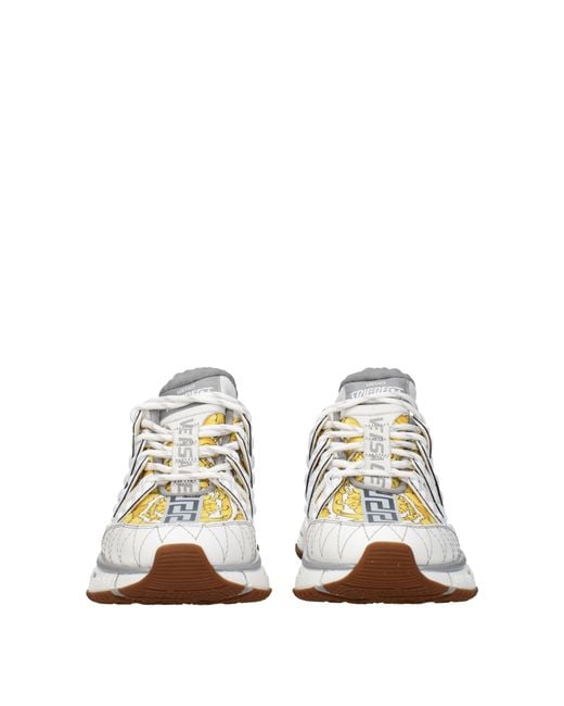 Versace Odissea Gemusterte Sneakers in White für Herren