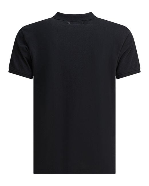 Altum Black Cotton Polo Shirt for men