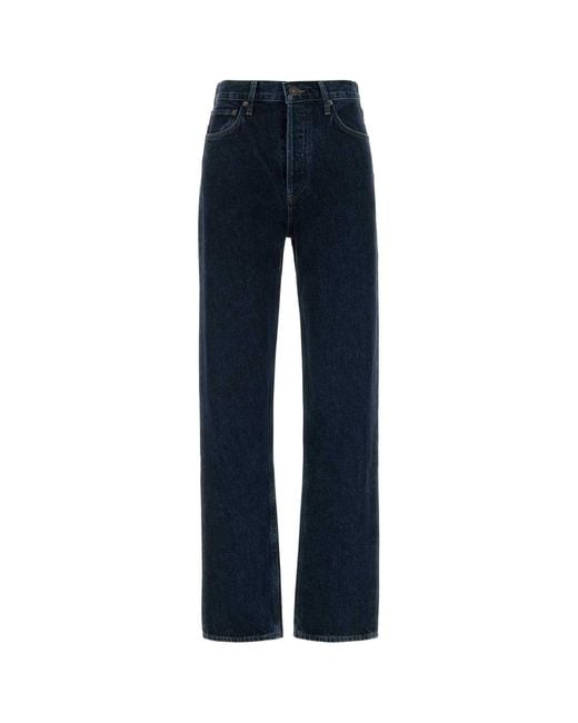 Agolde Blue Denim 90's Jeans