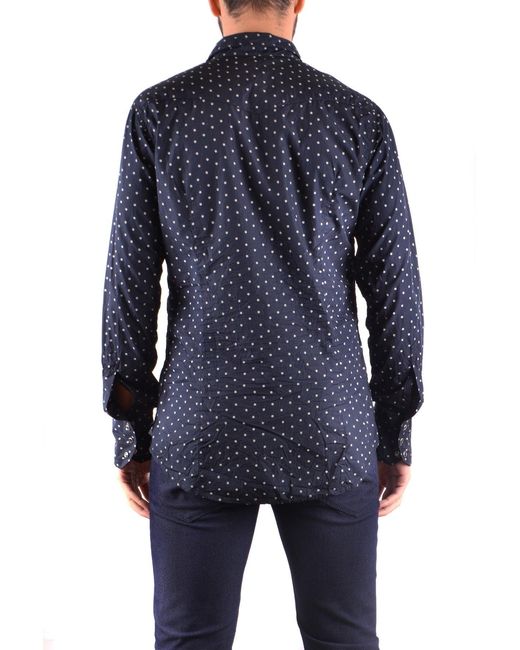 DSquared² Overhemden Donkerblauw in het Blue voor heren