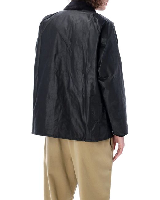 Barbour Blue Bedale Waxed Cotton Jacket